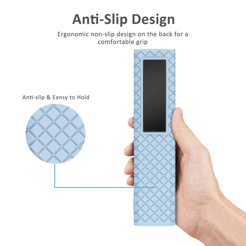 Vỏ Silicone Chống Sốc Chống Trượt Chống Bụi Cho Điều Khiển Từ Xa Thông Minh Samsung BN59TV