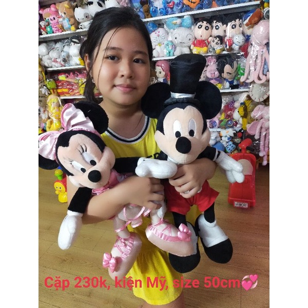 Cặp chuột Mickey - Minie size 30cm ko tính tai & chân, đẹp xuất sắc - 140k😊