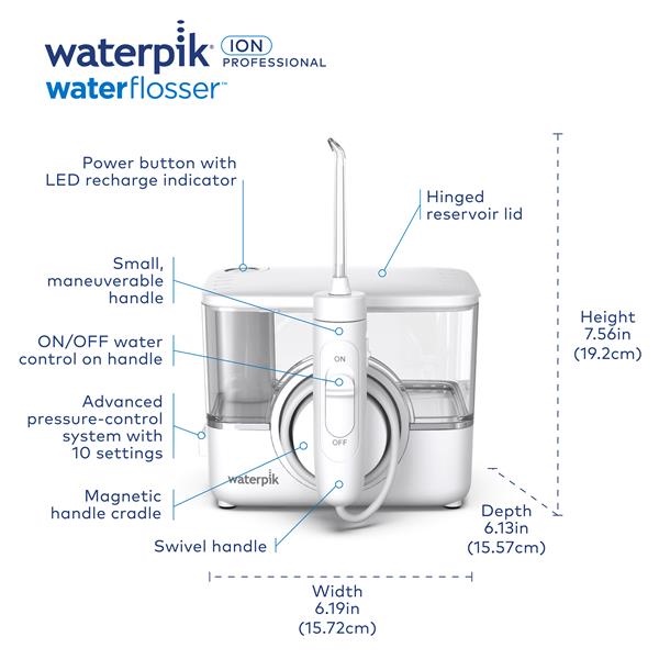 MÁY TĂM NƯỚC KHÔNG DÂY WATERPIK ION CORDLESS WATER FLOSSER