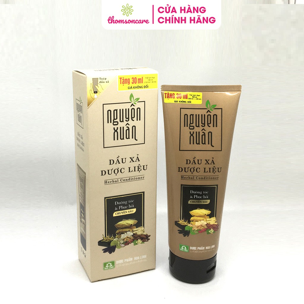 Dầu xả dược liệu Nguyên Xuân - Dưỡng tóc và phục hồi chuyên sâu từ thảo dược - Tặng thêm 30ml - tổng 180ml | BigBuy360 - bigbuy360.vn