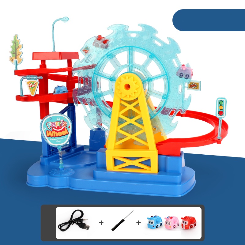 [Hàng sẵn HCM] Vòng đu quay cầu trược âm nhạc vui nhộn Ferris bé trai gái đều chơi được giúp linh hoạt khả năng tư duy.