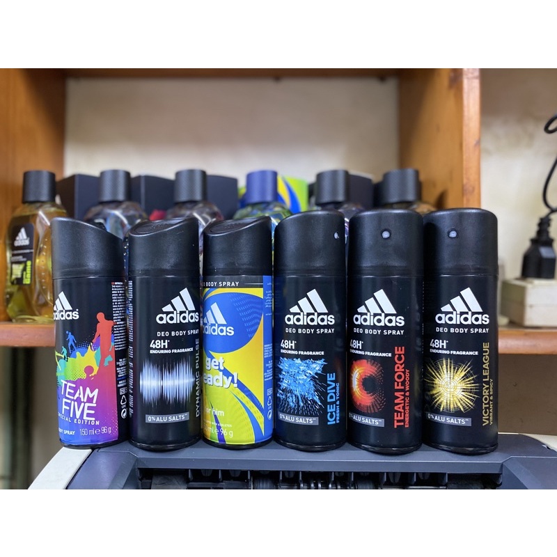 Combo 6 Chai Xịt Body, Xịt Khử Mùi Adidas 150ml hương thơm mát