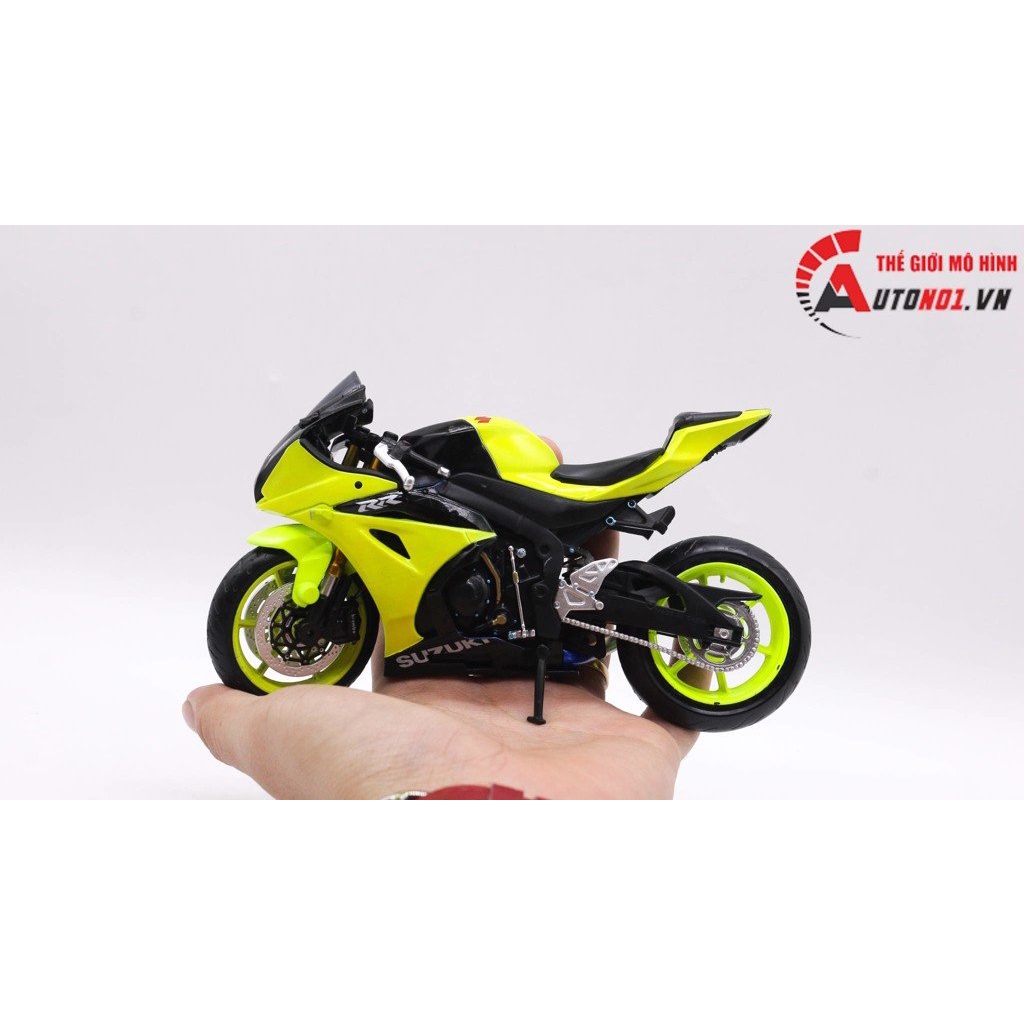 MÔ HÌNH XE ĐỘ SUZUKI GSX-R1000 BLACK GREEN 1:12 AUTONO1 D191