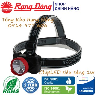 [CHÍNH HÃNG] Đèn Pin LED Sạc Điện 1W Rạng Đông - Sáng 10 Giờ Liên Tục - Độ Bền Cao