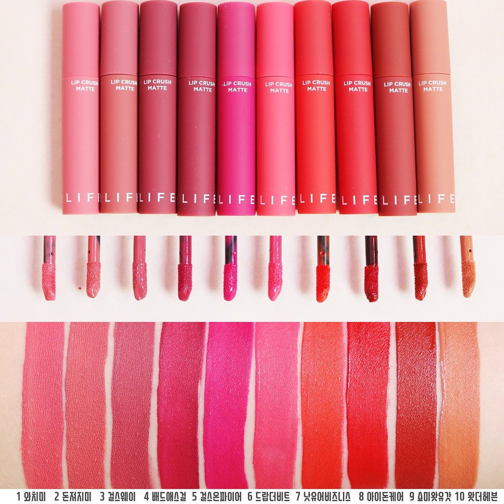 Son Kem Siêu Lì It’s Skin Lip Crush Matte Life Color