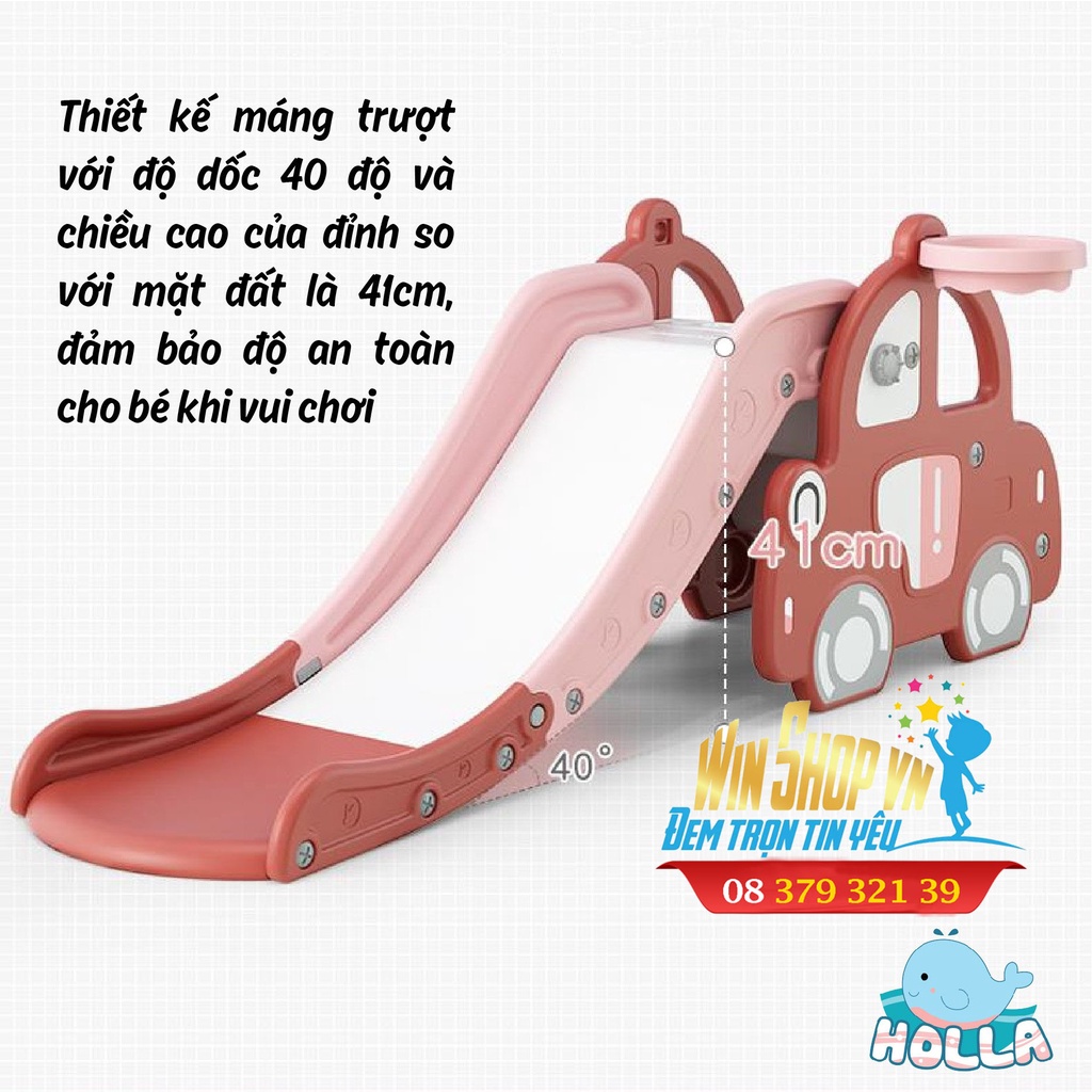 Cầu trượt ô tô holla hl-10150 cho bé