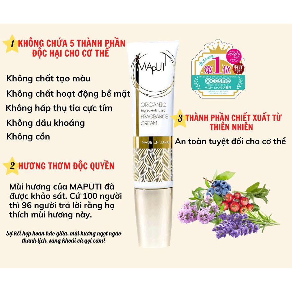 Kem tăng size ngực Maputi (Tăng 1-3 size) | BigBuy360 - bigbuy360.vn