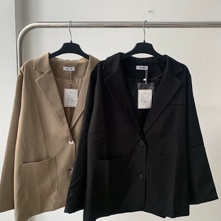 [Có Sẵn] Áo Blazer hai nút Basic