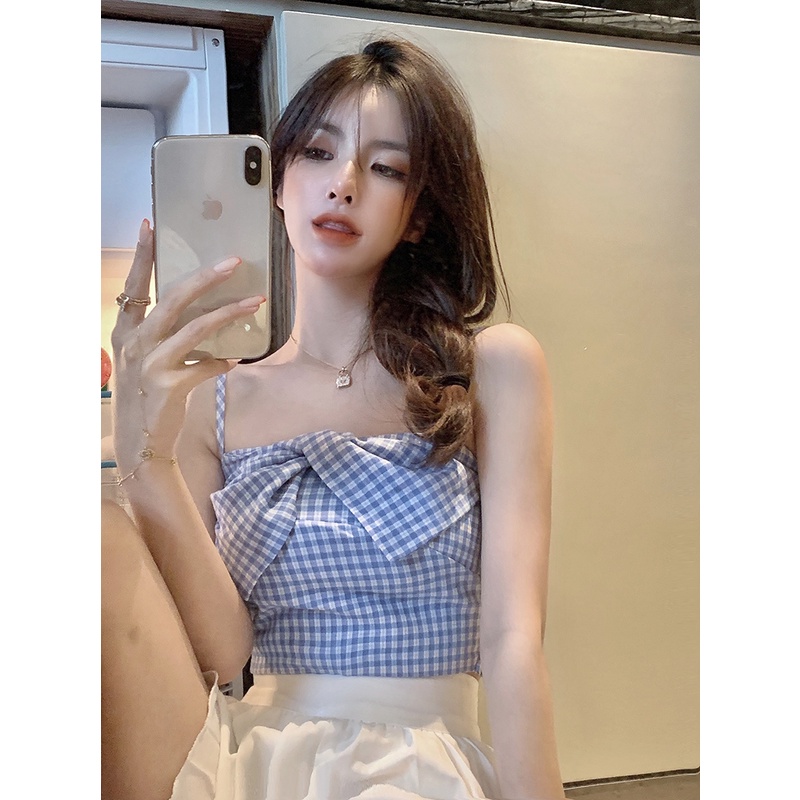 Áo croptop hai dây quyến rũ thoải mái dành cho nữ