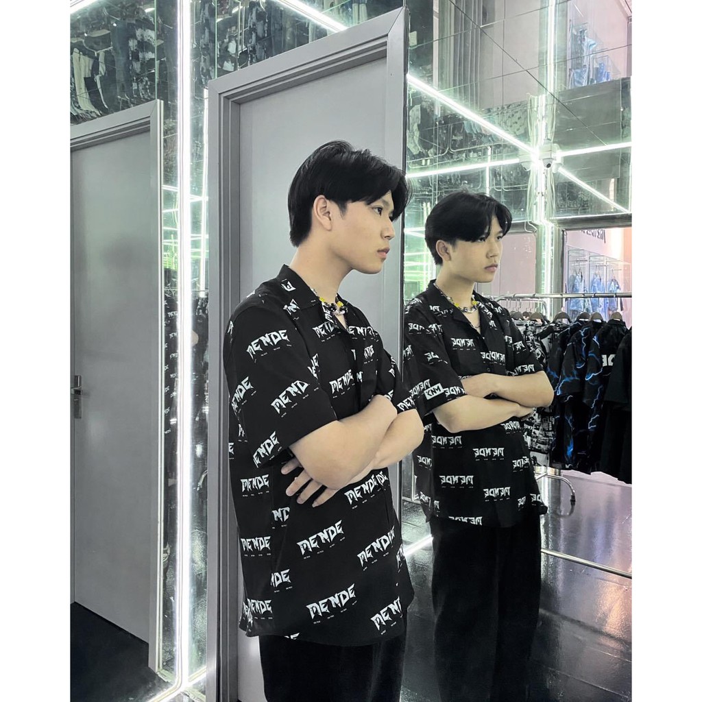 [ FULLTAG CHÍNH HÃNG ] Sơmi Họa Tiết Logo MENDE SS1 Fulltag (tag cổ + 2 tag giấy + tag tay) | Chuẩn Cao Cấp 1:1 | BigBuy360 - bigbuy360.vn