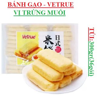 Thanh Hóa - Bánh gạo Vetrue túi vị trứng muối 320g