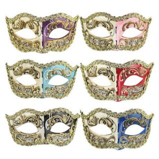 Mặt nạ nửa mặt, mặt nạ hóa trang Halloween dạ hội nam nữ