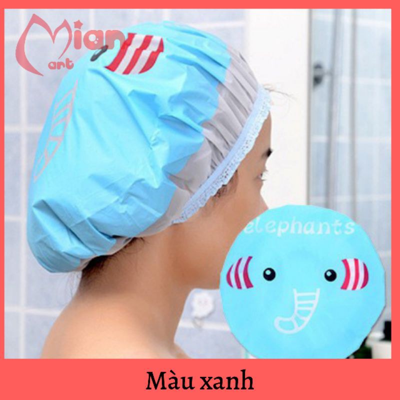 [Loại dày] Mũ chùm tóc - mũ ủ tóc nilon dày chống nước - Mian mart