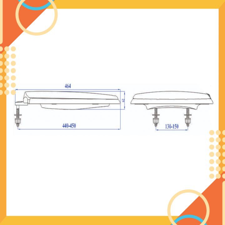 Nắp bồn cầu nhựa Plastic (Màu trắng, xanh ngọc, xanh biển) sử dụng cho các loại cầu 2 khối, nắp bàn cầu thông dụng