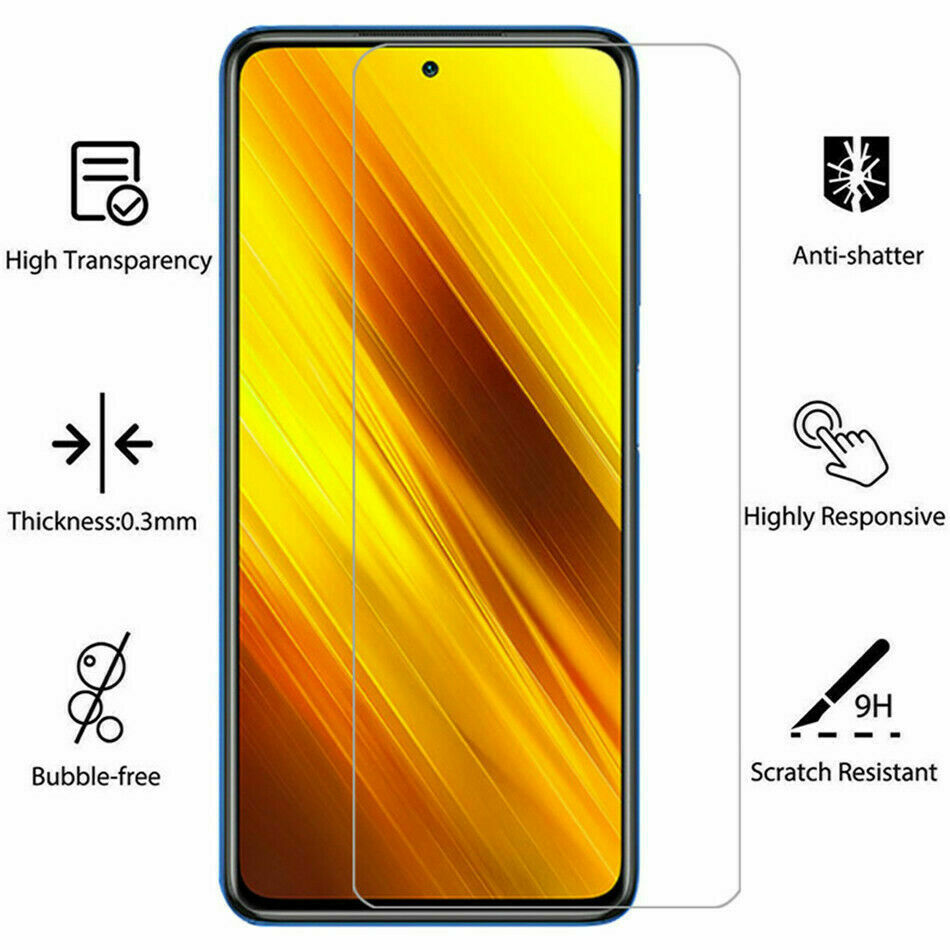 1/2 Kính cường lực 9d bảo vệ màn hình cho Xiaomi Redmi Note 5 / 6 / 7 / 8 / 9 10t Pro Lite Poco F1 / M3 / Max X3