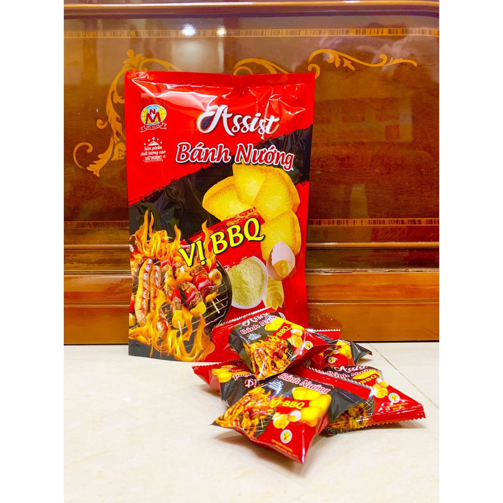 Assist 220g Bánh nướng VỊ BBQ phô mai MỸ NGỌC - Baked Caked with BBQ flavor 220g