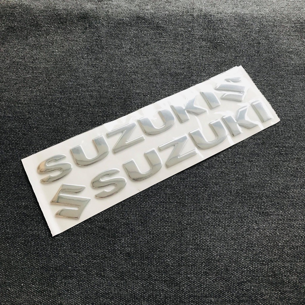 [GIÁ GỐC] Bộ tem dán nổi chữ SUZUKU SIÊU CHẮC (CHỮ+LOGO).