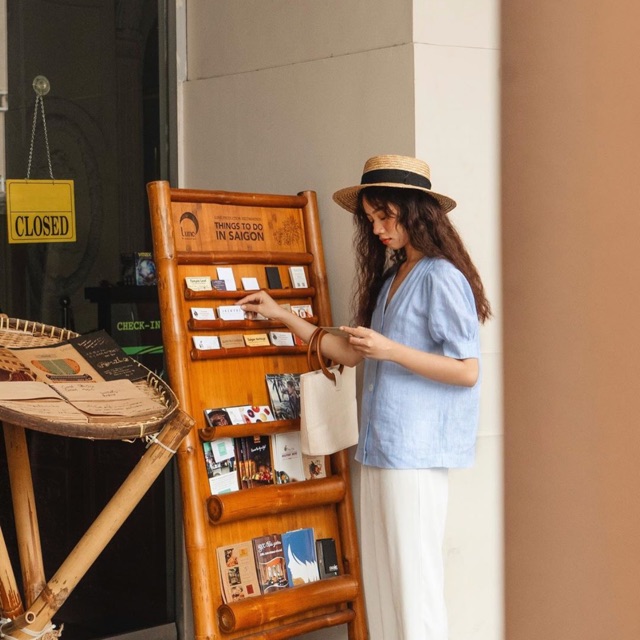 Áo Libe V-neck size S (new 99%)