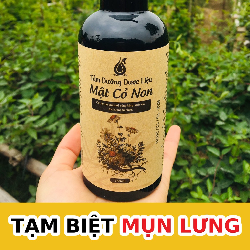 Sữa Tắm dược liệu Mật Cỏ Non Độc Mộc Hết mụn trắng da (dùng cho cả mẹ bầu và trẻ nhỏ)