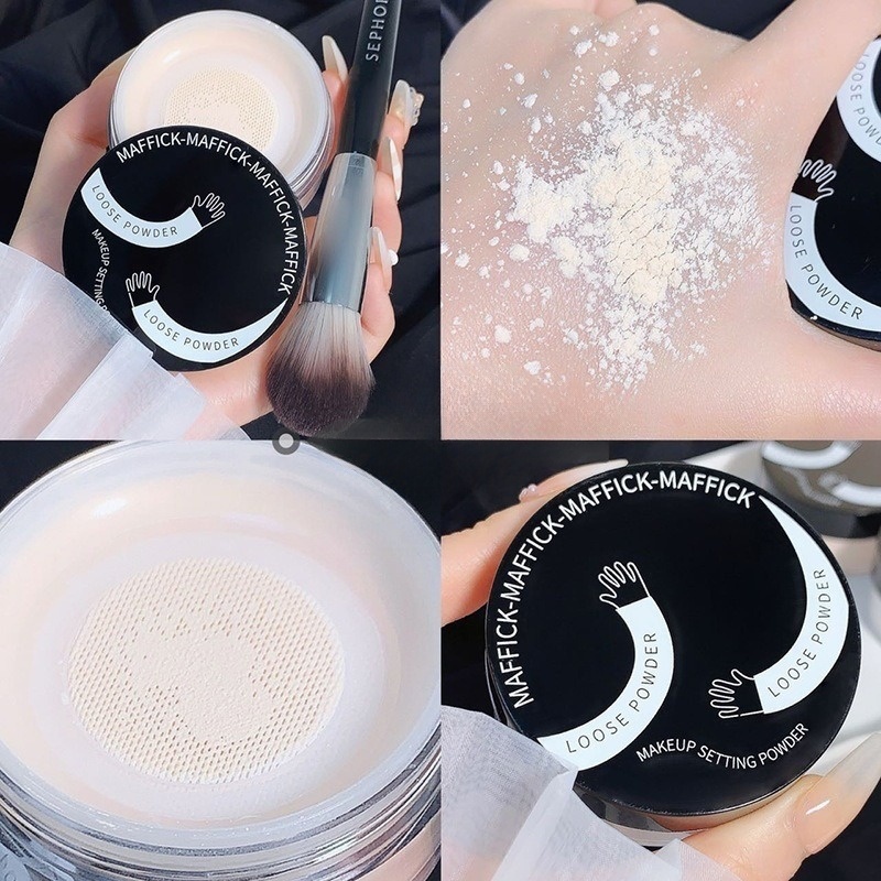 PHẤN PHỦ TRANG ĐIỂM KIỀM DẦU, CHỐNG THẤM NƯỚC, PHẤN PHỦ DẠNG BỘT  LÂU TRÔI GIÚP LÀN DA MỀM MỊN CẢ NGÀY