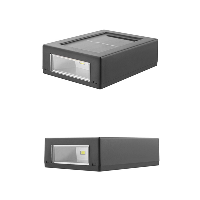 4Pcs Đèn Led năng lượng mặt trời, đèn trang trí ngoài trời lan can, ban công, sân vườn/bề/tường