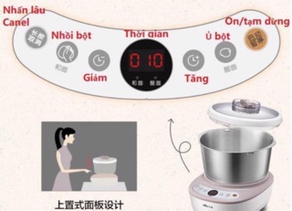 Máy trộn nhào bột và ủ bột tự động Bear HMJ-A35M1