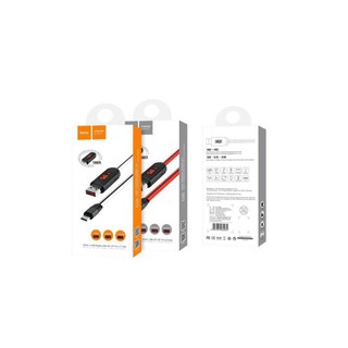 Cáp sạc nhanh HOCO U29 MicroUSB (Nhựa TPE, 2.0A, Màn hình LED, 1.2m)