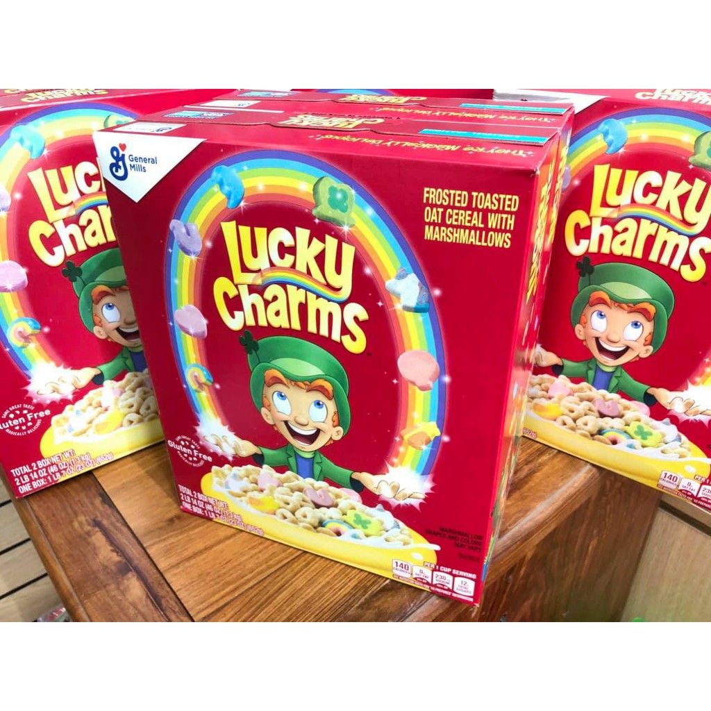 [Hàng Mỹ] Ngũ cốc ăn sáng Lucky Charms 297 gr