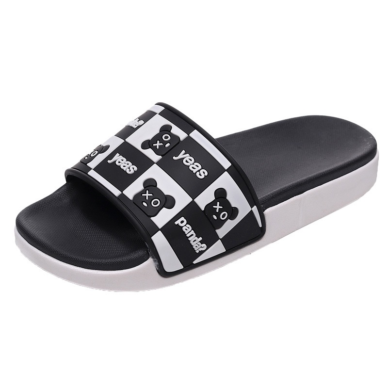 Dép quai ngang unisex Gấu Panda Kaws Cao Cấp thời trang phong cách ulzzang hàn quốc lót đế đi cực êm siêu hot TH-55