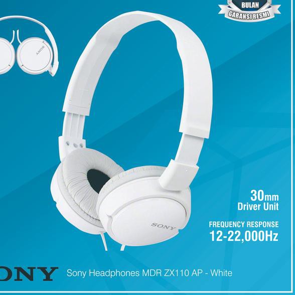 Tai Nghe Sony Mdr Zx110 Ap Màu Trắng Chất Lượng Cao