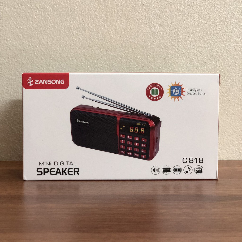 [ Siêu rẻ ] Đài FM ZANSONG C818