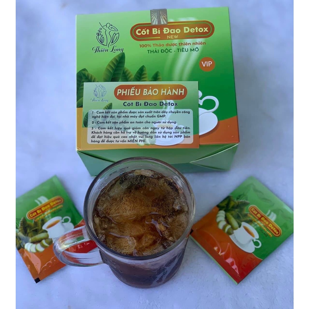 TRÀ BÍ ĐAO GIẢM CÂN DETOX(40 gói)