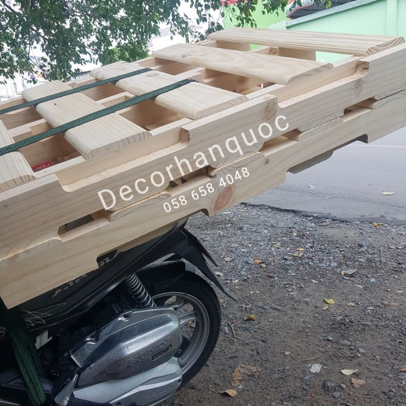 [Mã LIFEXANH03 giảm 10% đơn 500K] Giường Pallet - Gỗ thông tự nhiên 100% - Nhận làm theo yêu cầu