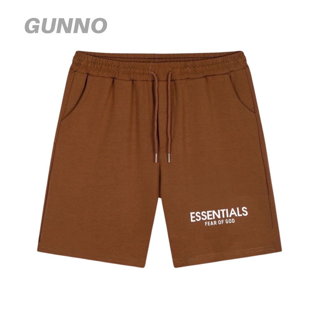 Quần Short Đùi Da Cá essentials Cotton Nam Nữ Form Unisex Chất Mát Mẻ, Trẻ Trung, Cao Cấp