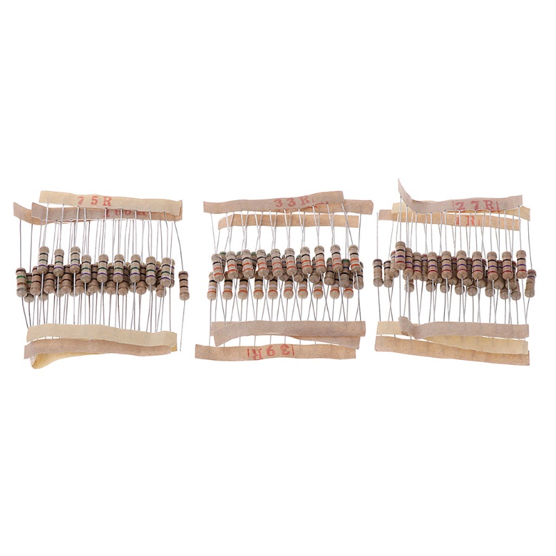 Set 300 điện trở cacbon 1W 5% 0.1-750 ohm 30 chỉ số chuyên dụng