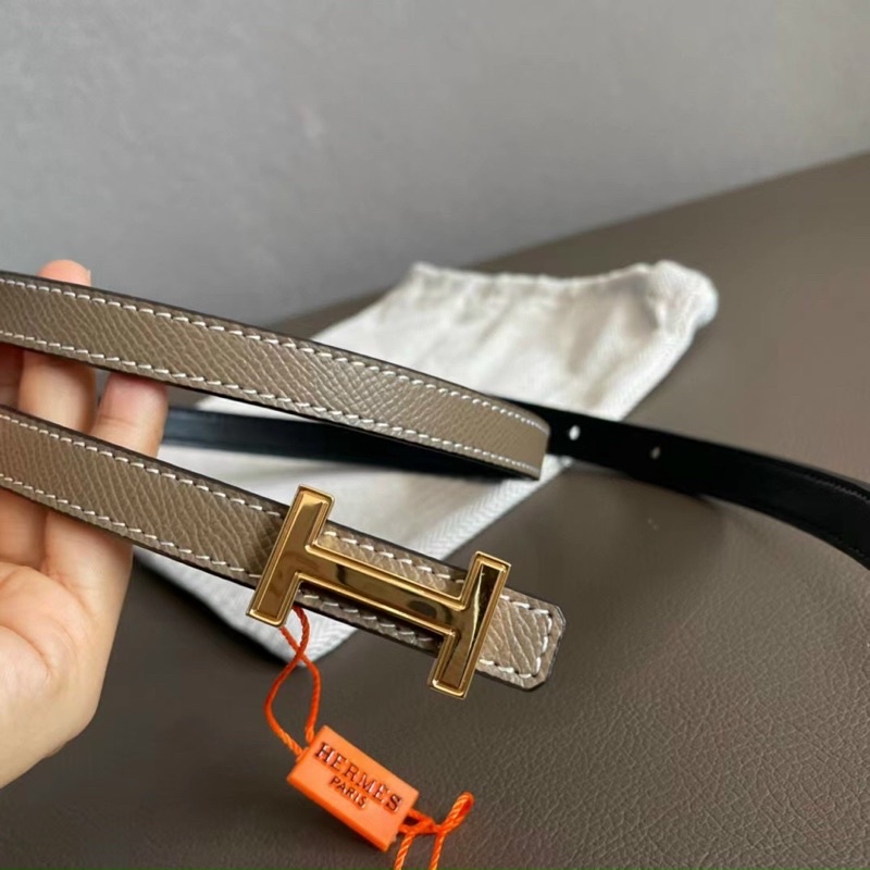 TNS - Thắt lưng nịt bản nhỏ belt buckle and reversable - 3 màu