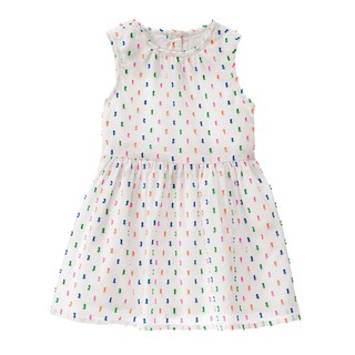 Đầm bé gái chính hãng Crazy 8 nhập từ Mỹ - Crazy 8 Swiss Dot Dress - Ivory