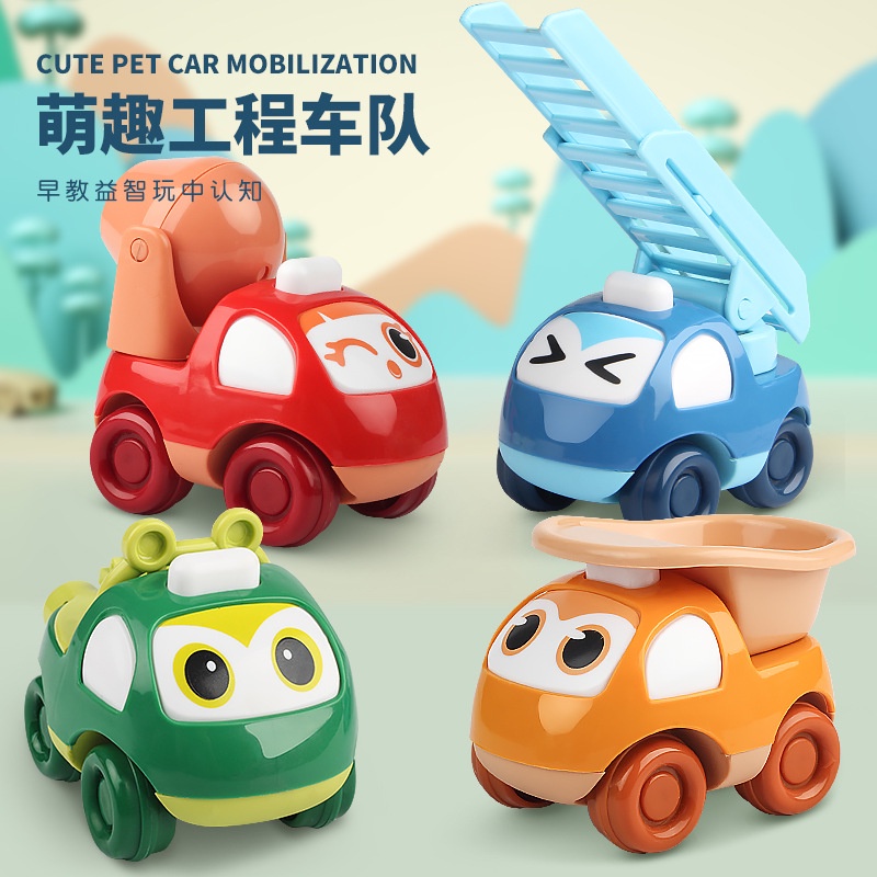 logo xếp hình logo xếp hình Set Đồ Chơi Xe Hơi Hoạt Hình Dễ Thương Cho Bé 0-3 Tuổi