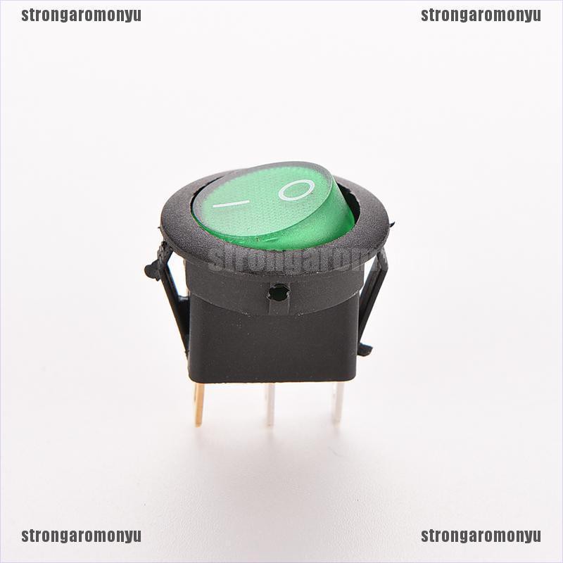 Set 4 Công Tắc Tròn Cho Xe Ô Tô 12V 16A