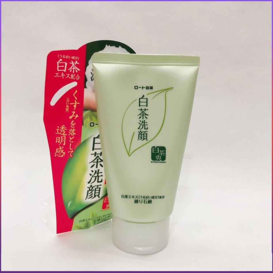 Sửa Rửa Mặt Trà Xanh ROHTO Shirochasou Nhật Bản 120g | BigBuy360 - bigbuy360.vn