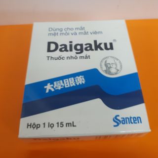 Dung dịch nhỏ mắt  Daigaku: dùng cho đôi mắt mệt mỏi