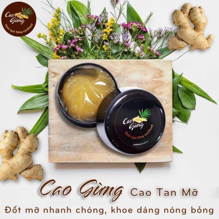 Cao gừng lá rừng thiên nhiên/ Kem tan mỡ bụng đánh bay mỡ thừa