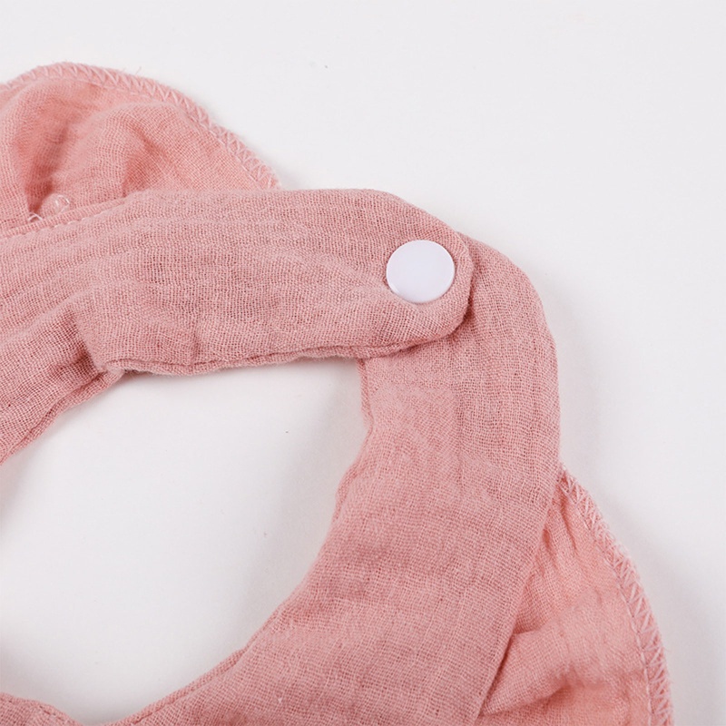 Yếm Ăn Bằng Cotton Mềm Mại In Họa Tiết Dễ Thương Cho Bé