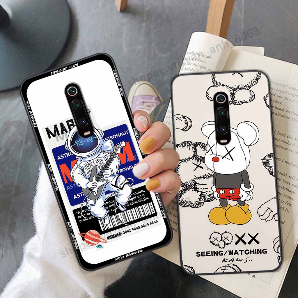 Ốp Xiaomi Redmi K20 be@r brick mars thời trang, ốp lưng điện thoại viền dẻo siêu chất