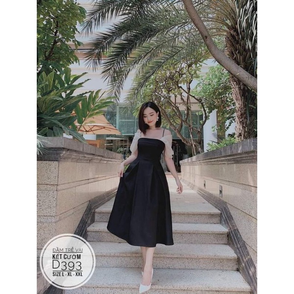 Bigsize - Đầm Trễ Vai 60-90kg