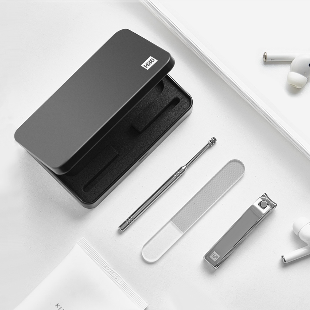 Bộ cắt móng inox 5 món Xiaomi Mijia MJZJD002QW  - Bộ dụng cụ làm móng Xiaomi Mijia