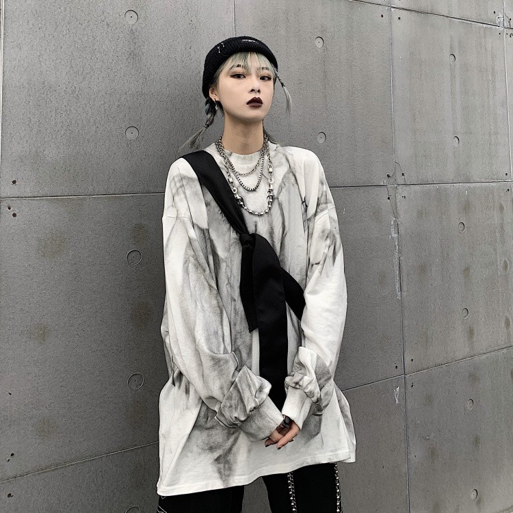 Áo thun ulzzang tay dài ombre mới | BigBuy360 - bigbuy360.vn
