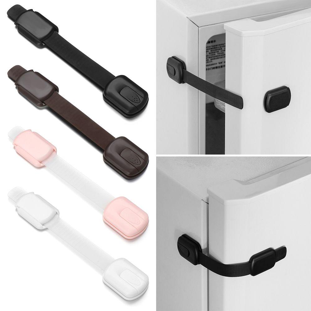 Khóa Cửa Tủ Lạnh Bằng Nhựa Tự Dính An Toàn Cho Bé