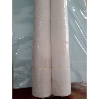 Decal giấy in nhiệt in mã vạch, tem phụ 50x70mm ,cuộn 10m