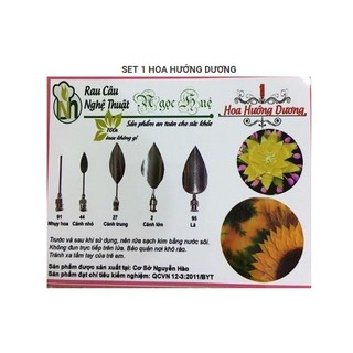 Dụng cụ rau câu 3d ngọc huệ